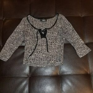 🔴3 for $15 SALE..Grey crop top